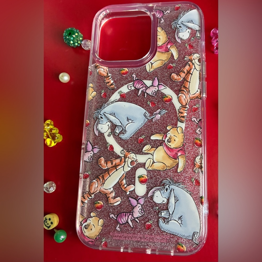Disney Winnie the Pooh iPhone 16 Pro Max Case - Silver and Gold - Picture 4 of 10